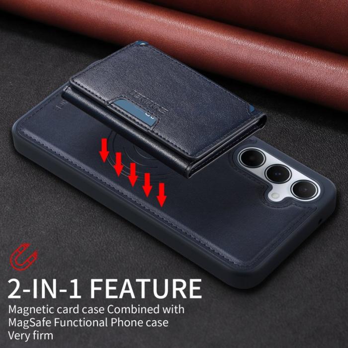 BETOPNICE - BETOPNICE Samsung Galaxy A55 5G Fodral Äkta läder - Blå