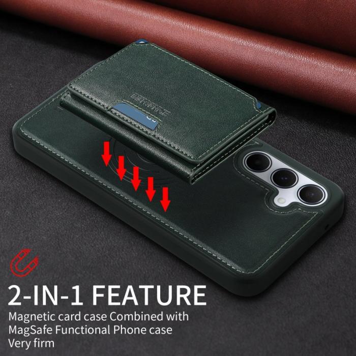 BETOPNICE - BETOPNICE Samsung Galaxy A55 5G Fodral Äkta läder - Grön