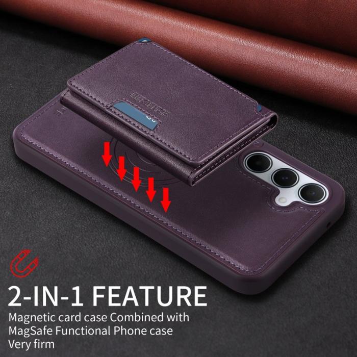 BETOPNICE - BETOPNICE Samsung Galaxy A55 5G Fodral Äkta läder - Lila