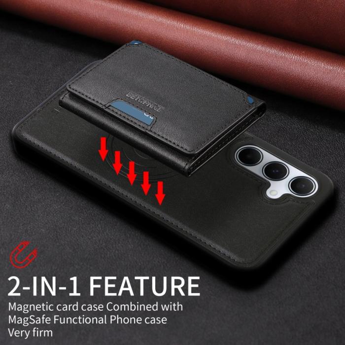 BETOPNICE - BETOPNICE Samsung Galaxy A55 5G Fodral Äkta läder - Svart