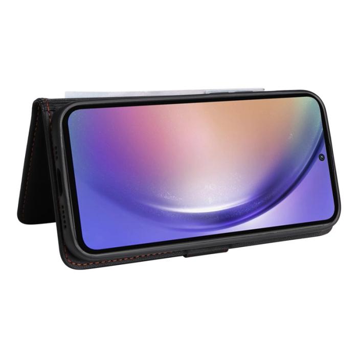 BETOPNICE - BETOPNICE Samsung Galaxy A55 5G Fodral - Detachable PU Läder - Svart