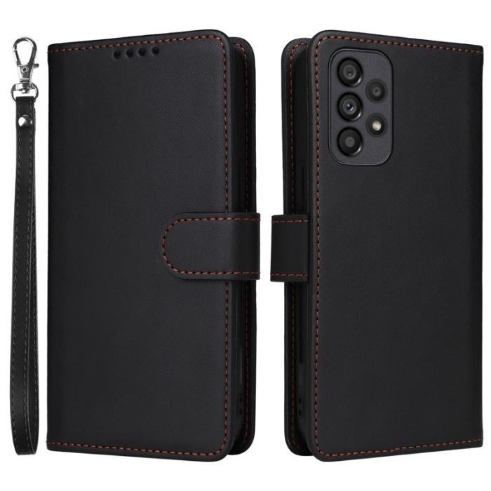 BETOPNICE - BETOPNICE Samsung Galaxy A73 5G Fodral - PU Läder - Svart