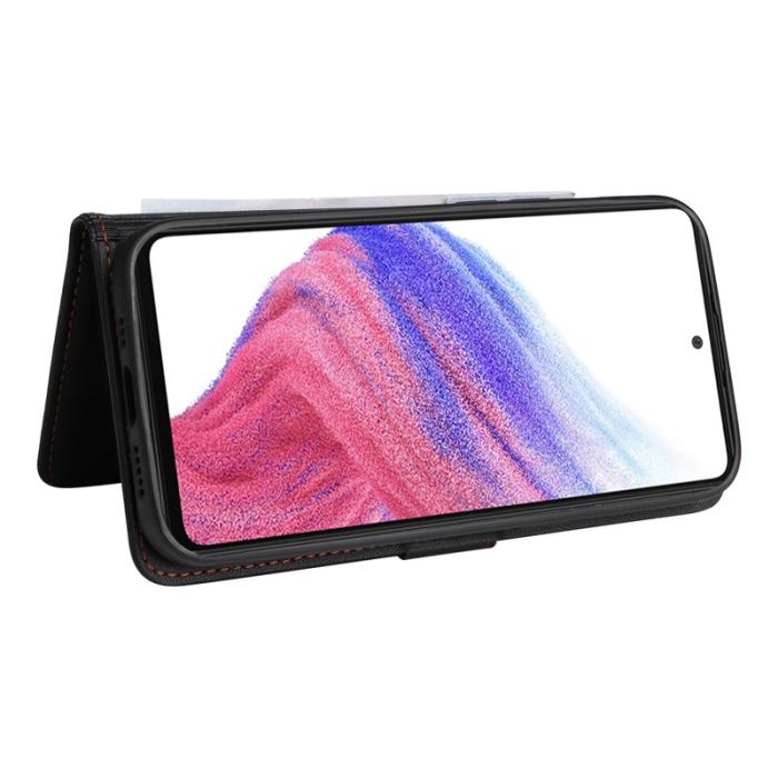 BETOPNICE - BETOPNICE Samsung Galaxy A73 5G Fodral - PU Läder - Svart