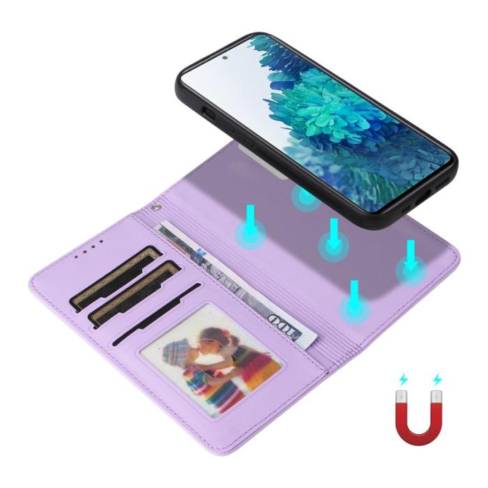 BETOPNICE - BETOPNICE Samsung Galaxy S20 FE Fodral - Äkta läder - Lila