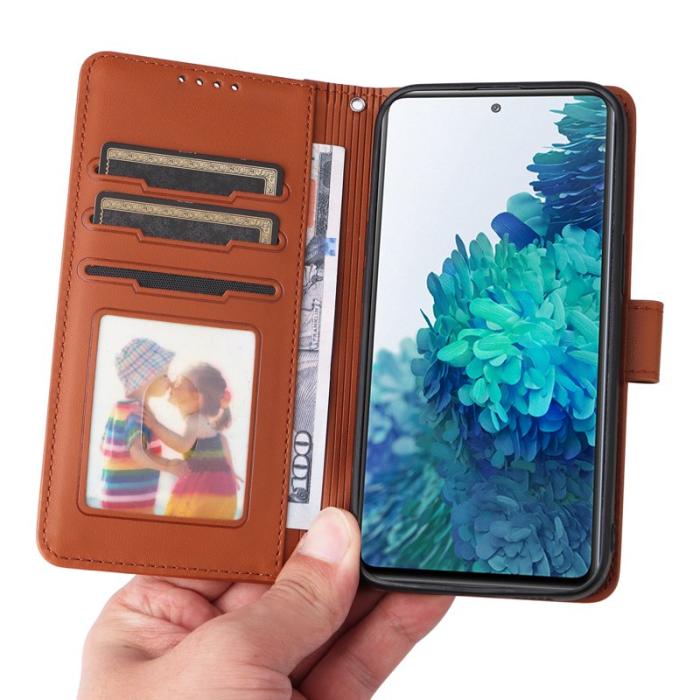 BETOPNICE - BETOPNICE Samsung Galaxy S20 FE Fodral i PU-läder - Brun