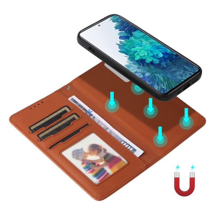 BETOPNICE - BETOPNICE Samsung Galaxy S20 FE Fodral i PU-läder - Brun