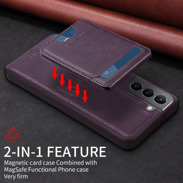 BETOPNICE - BETOPNICE Samsung Galaxy S21 4G Fodral Äkta läder - Lila