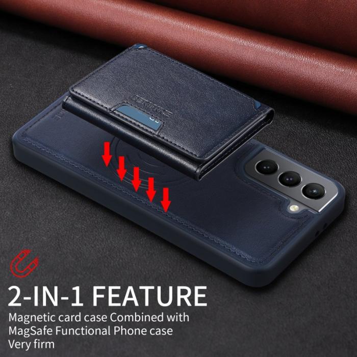 BETOPNICE - BETOPNICE Samsung Galaxy S21 5G Fodral Äkta läder - Blå