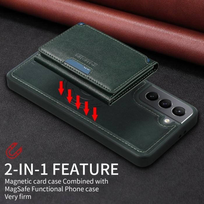 BETOPNICE - BETOPNICE Samsung Galaxy S21 5G Fodral Äkta läder - Grön