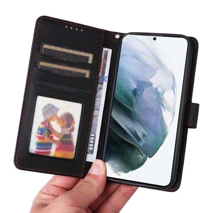 BETOPNICE - BETOPNICE Samsung Galaxy S21+ 5G Fodral - Detachable PU Läder - Svart