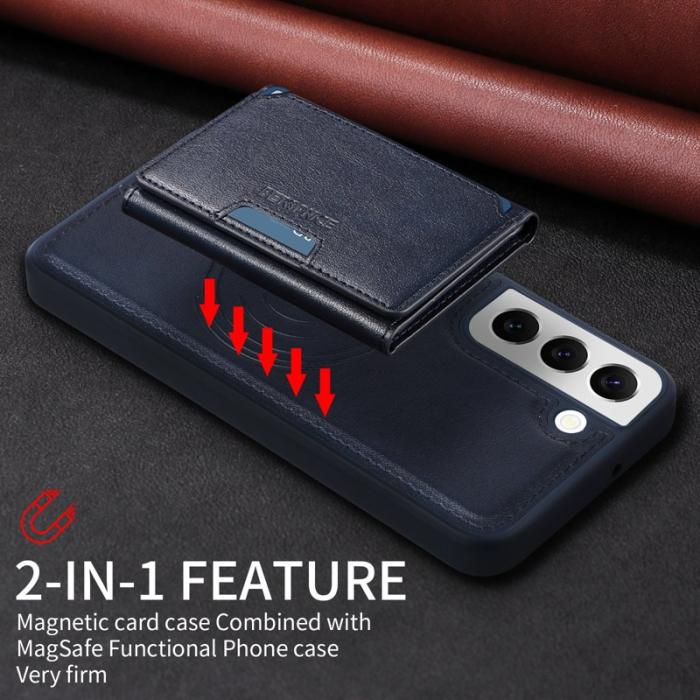 BETOPNICE - BETOPNICE Samsung Galaxy S22 5G Fodral Äkta läder - Blå