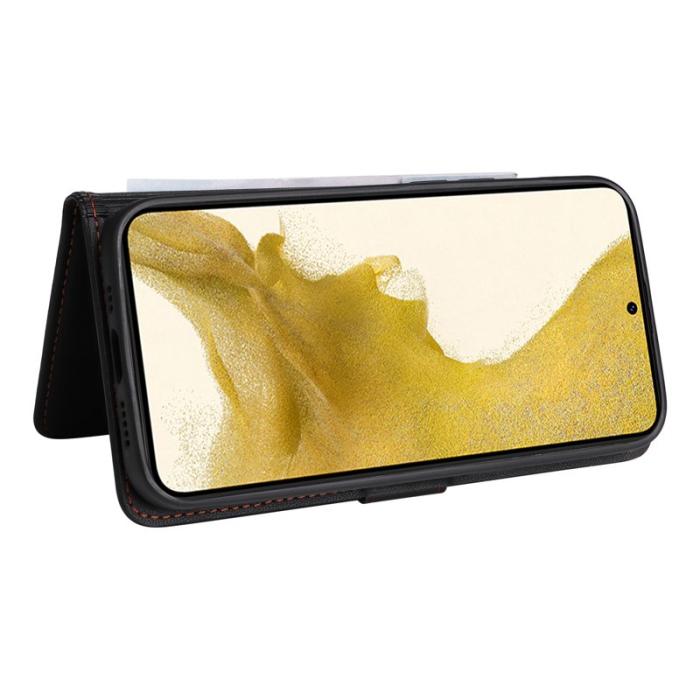 BETOPNICE - BETOPNICE Samsung Galaxy S22+ 5G Fodral - PU Läder - Svart