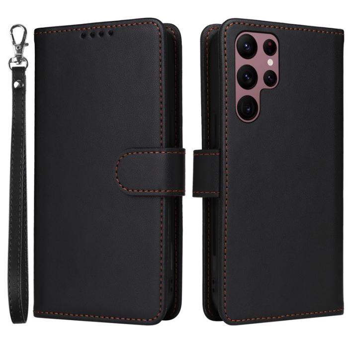 BETOPNICE - BETOPNICE Samsung Galaxy S22 Ultra 5G Fodral Äkta läder - Svart