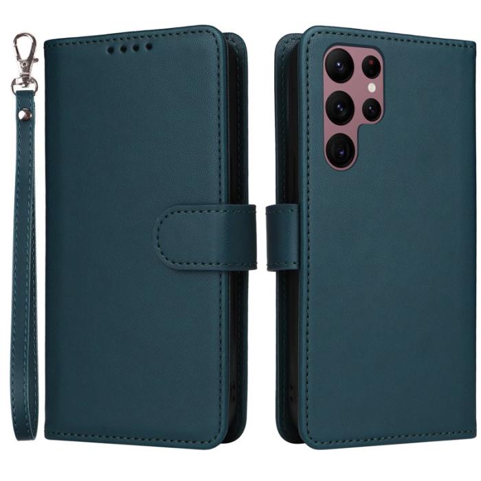 BETOPNICE - BETOPNICE Samsung Galaxy S22 Ultra 5G Fodral - PU Läder - Blå