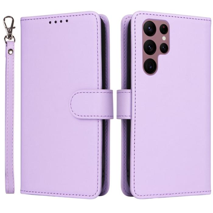 BETOPNICE - BETOPNICE Samsung Galaxy S22 Ultra 5G Fodral - PU Läder - Lila