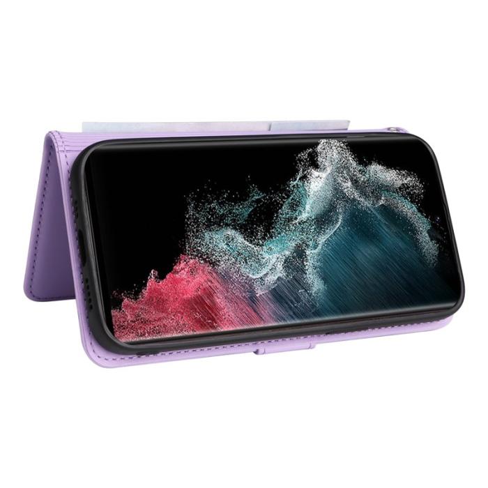 BETOPNICE - BETOPNICE Samsung Galaxy S22 Ultra 5G Fodral - PU Läder - Lila