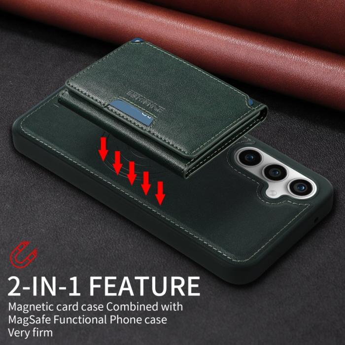 BETOPNICE - BETOPNICE Samsung Galaxy S23 FE Fodral Äkta läder - Grön