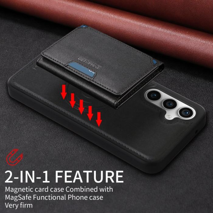 BETOPNICE - BETOPNICE Samsung Galaxy S23 FE Fodral Äkta läder - Svart