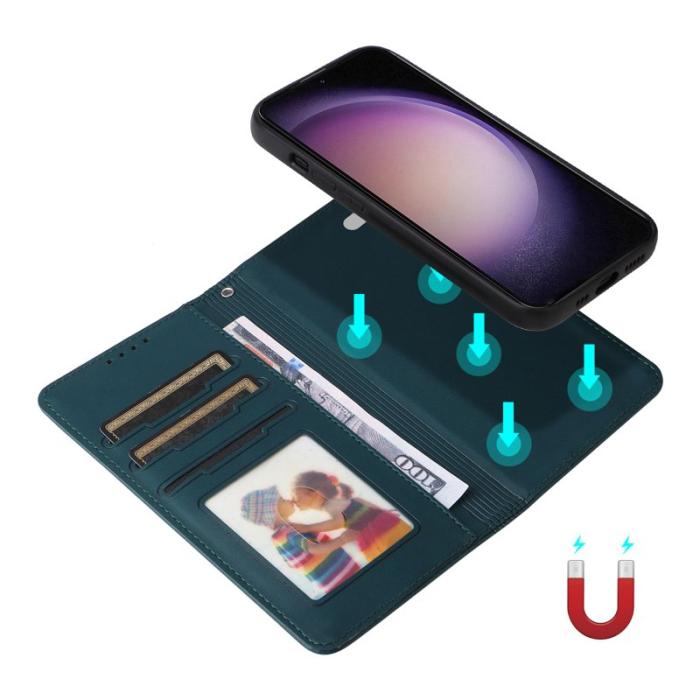 BETOPNICE - BETOPNICE Samsung Galaxy S23 FE Fodral - PU Läder - Blå