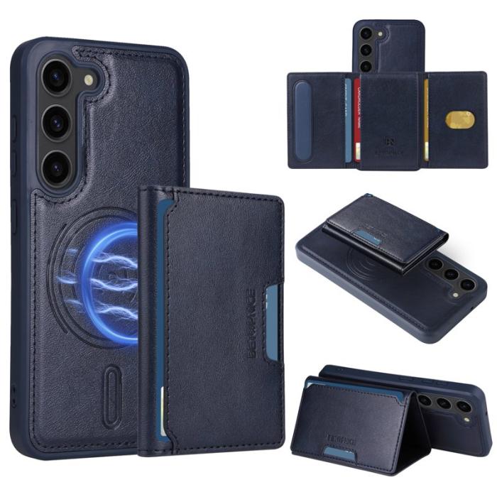 BETOPNICE - BETOPNICE Samsung Galaxy S23 Fodral Äkta läder - Blå