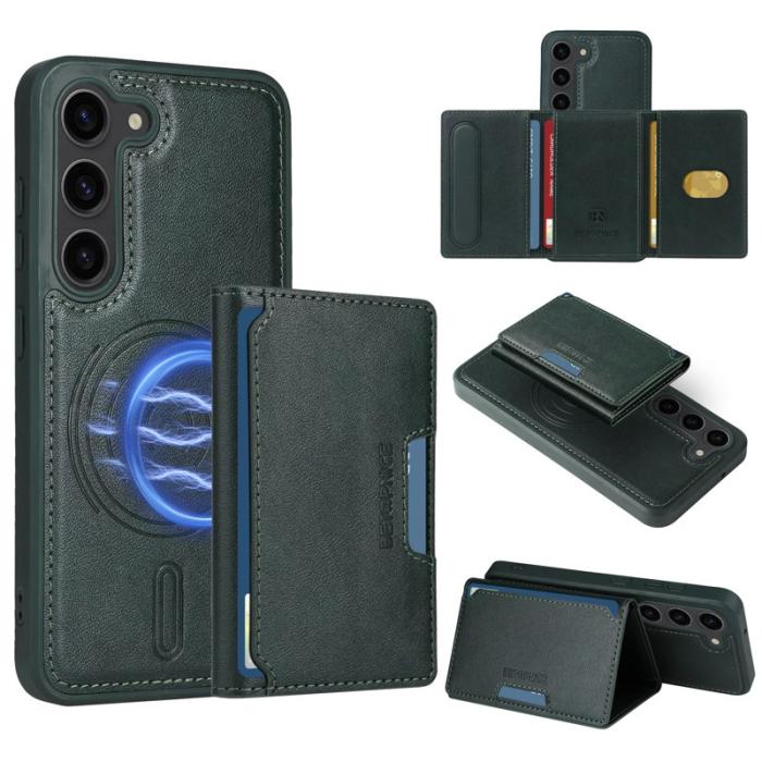 BETOPNICE - BETOPNICE Samsung Galaxy S23 Fodral Äkta läder - Grön