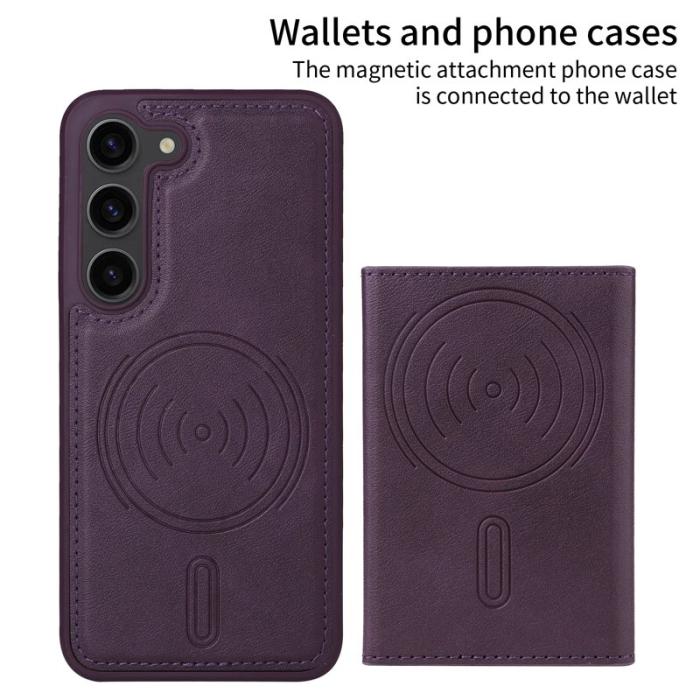 BETOPNICE - BETOPNICE Samsung Galaxy S23 Fodral Äkta läder - Lila