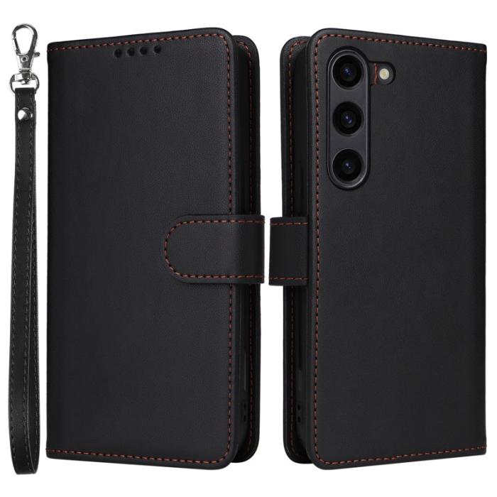 BETOPNICE - BETOPNICE Samsung Galaxy S23 Fodral - Detachable PU Läder - Svart