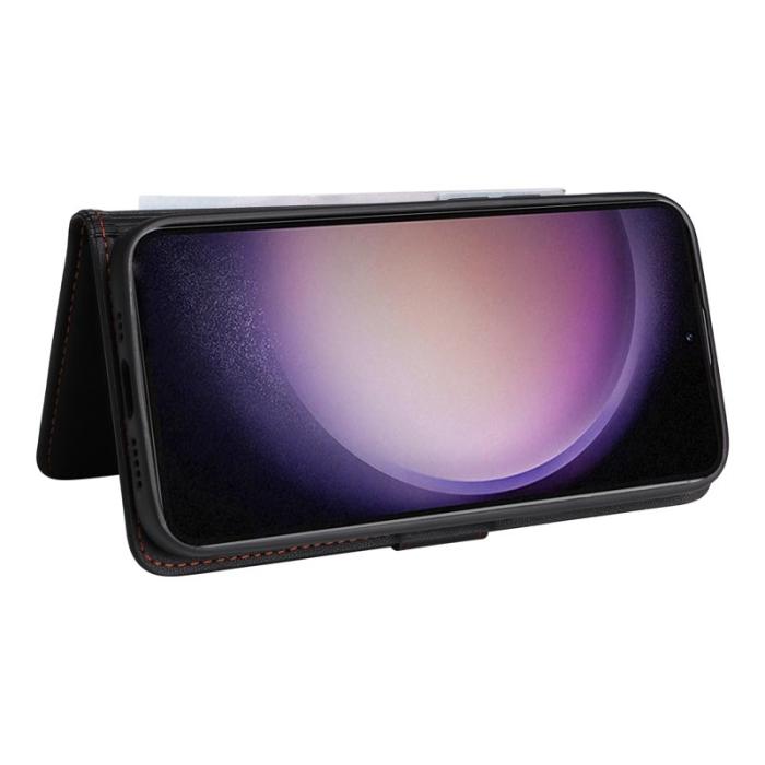 BETOPNICE - BETOPNICE Samsung Galaxy S23 Fodral - Detachable PU Läder - Svart