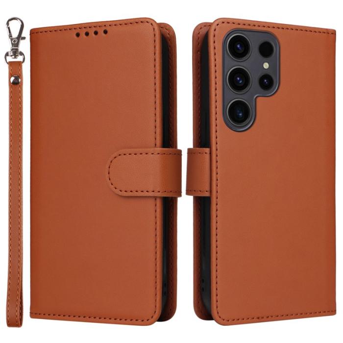 BETOPNICE - BETOPNICE Samsung Galaxy S23 Ultra Fodral - Äkta läder - Brun