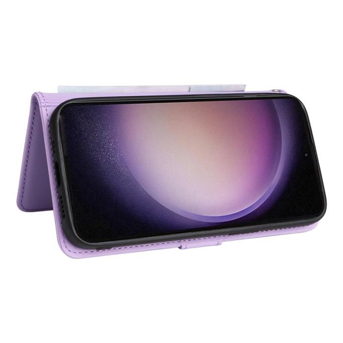 BETOPNICE - BETOPNICE Samsung Galaxy S23 Ultra Fodral - PU Läder - Lila