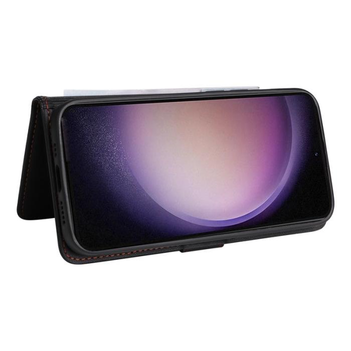 BETOPNICE - BETOPNICE Samsung Galaxy S23 Ultra Fodral - PU Läder - Svart