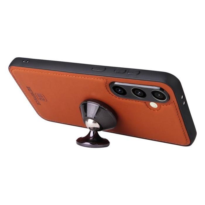 BETOPNICE - BETOPNICE Samsung Galaxy S24 FE Fodral Äkta läder - Brun