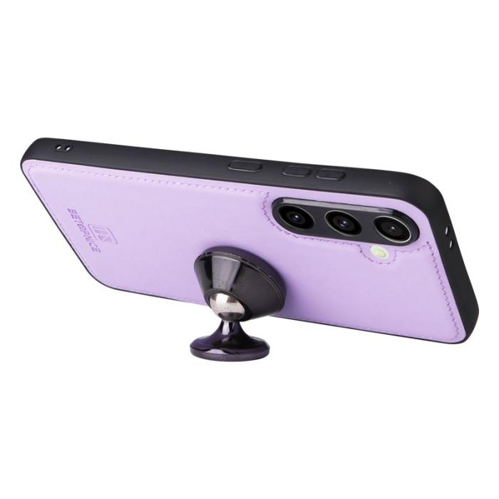 BETOPNICE - BETOPNICE Samsung Galaxy S24 FE Fodral Äkta läder - Lila