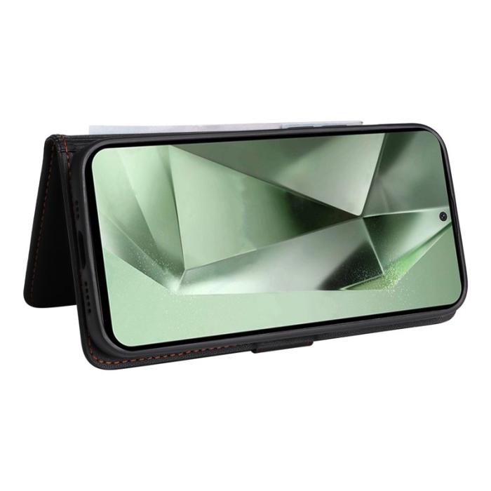 BETOPNICE - BETOPNICE Samsung Galaxy S24 FE Fodral - Äkta läder - Svart