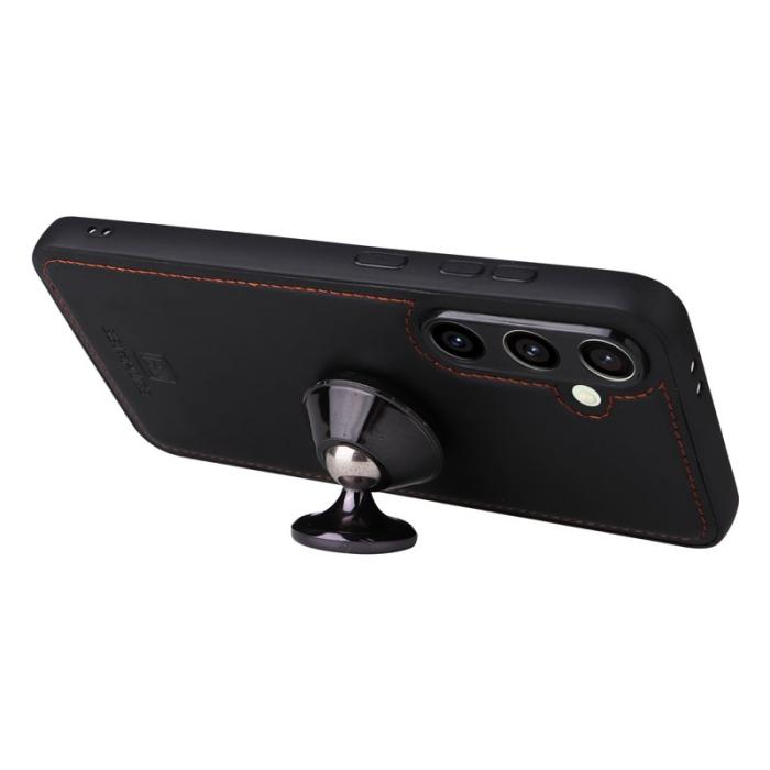 BETOPNICE - BETOPNICE Samsung Galaxy S24 FE Fodral - Äkta läder - Svart