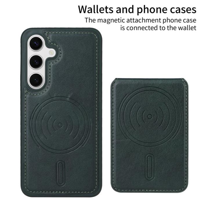 BETOPNICE - BETOPNICE Samsung Galaxy S24 Fodral Äkta läder - Grön