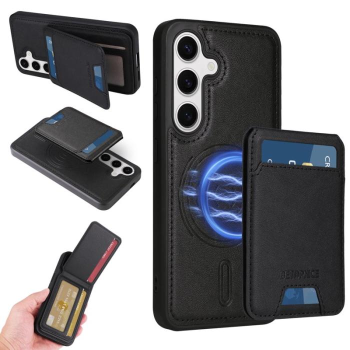 BETOPNICE - BETOPNICE Samsung Galaxy S24 Fodral Äkta läder - Svart