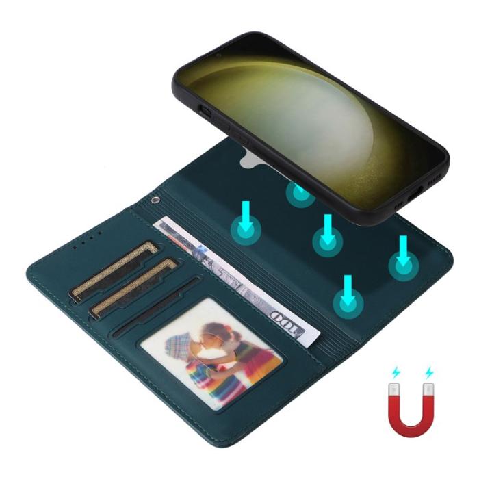 BETOPNICE - BETOPNICE Samsung Galaxy S24+ Fodral - Detachable PU Leather - Blå