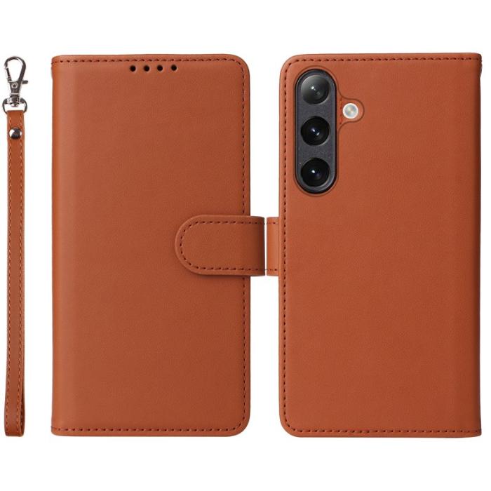 BETOPNICE - BETOPNICE Samsung Galaxy S24+ Fodral - Detachable PU Leather - Brun