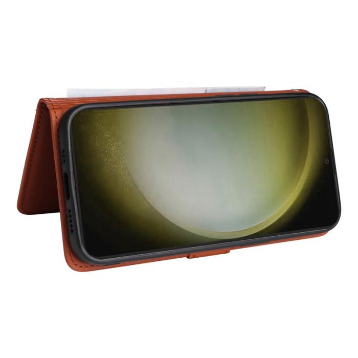 BETOPNICE - BETOPNICE Samsung Galaxy S24+ Fodral - Detachable PU Leather - Brun