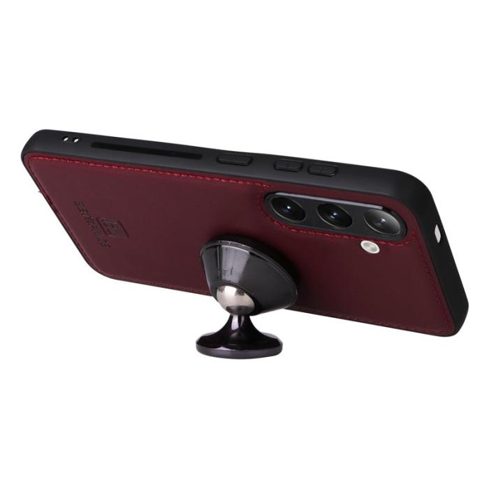 BETOPNICE - BETOPNICE Samsung Galaxy S24 Fodral - Detachable PU Leather - Vinröd