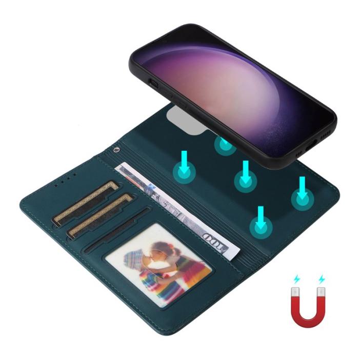 BETOPNICE - BETOPNICE Samsung Galaxy S24 Ultra Fodral - PU Läder - Blå