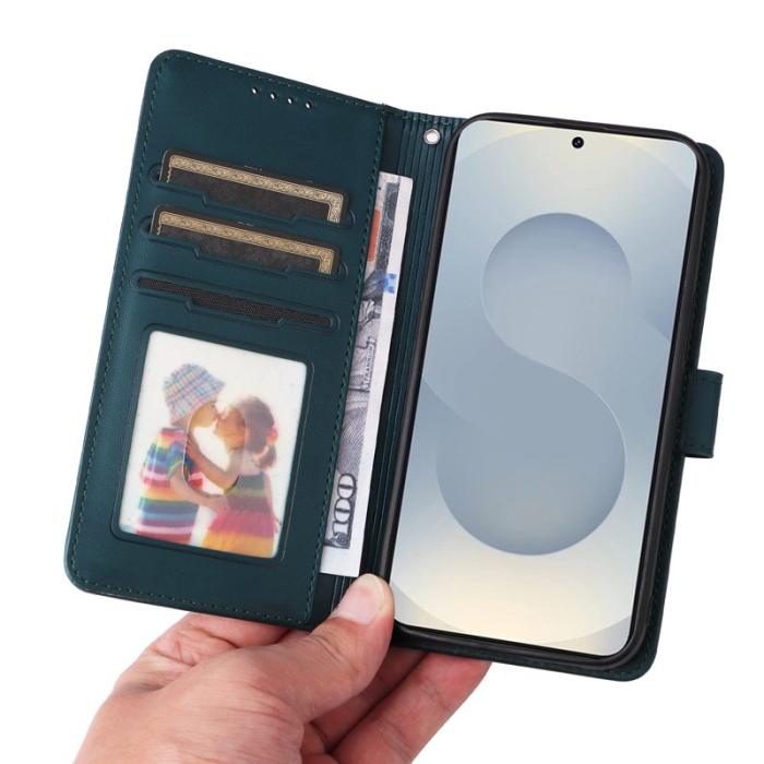 BETOPNICE - BETOPNICE Samsung Galaxy S25 Edge Fodral - Detachable PU Läder - Blå