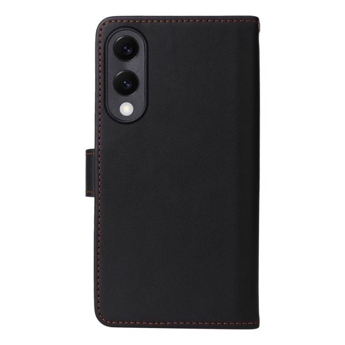 BETOPNICE - BETOPNICE Samsung Galaxy S25 Edge Fodral - PU Läder - Svart