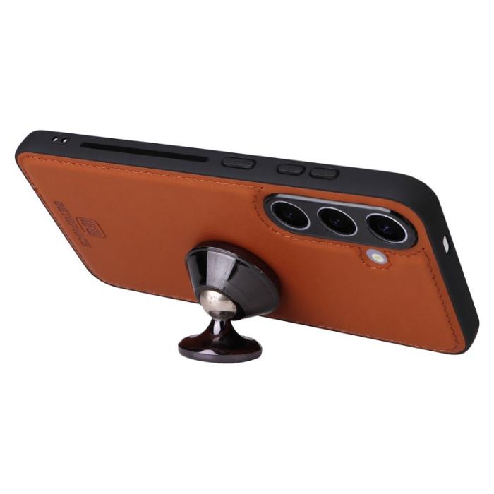 BETOPNICE - BETOPNICE Samsung Galaxy S25+ Fodral - Detachable PU Läder - Brun