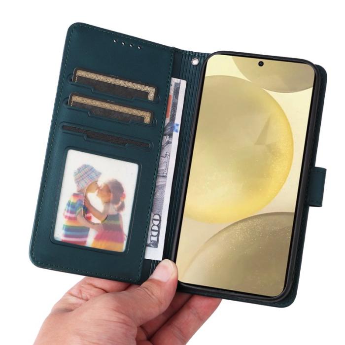 BETOPNICE - BETOPNICE Samsung Galaxy S25 Fodral - Detachable PU Leather - Blå