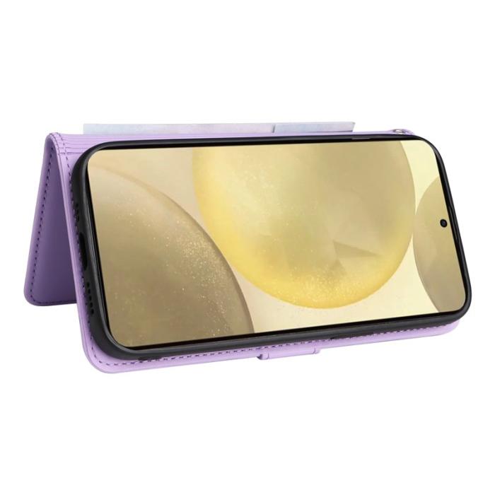 BETOPNICE - BETOPNICE Samsung Galaxy S25 Fodral - Detachable PU Leather - Lila