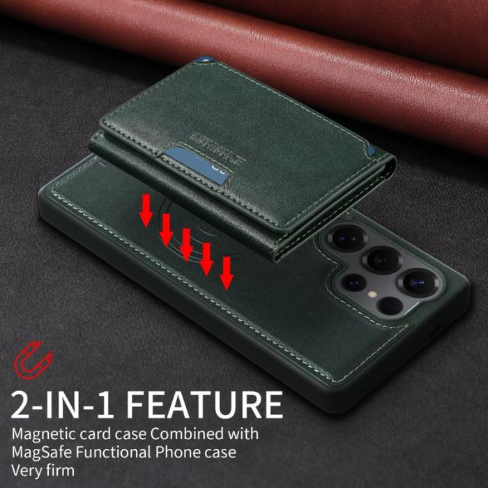 BETOPNICE - BETOPNICE Samsung Galaxy S25 Ultra Fodral Äkta läder - Grön