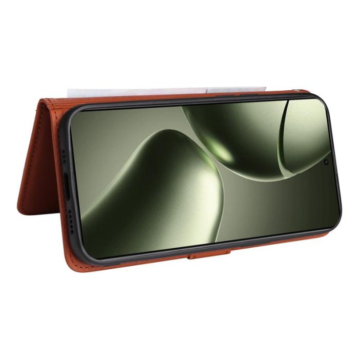 BETOPNICE - BETOPNICE Xiaomi 14T Fodral - Avtagbart PU Läder - Brun