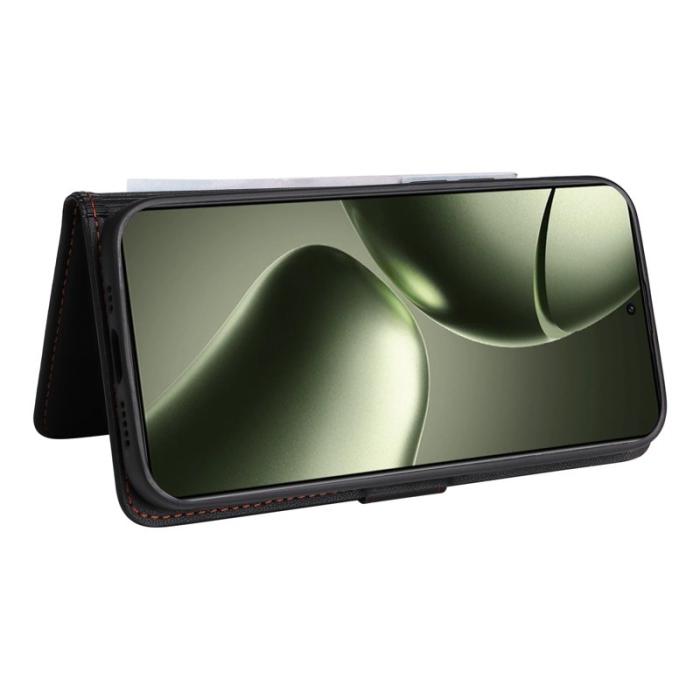 BETOPNICE - BETOPNICE Xiaomi 14T Fodral - Avtagbart PU Läder - Svart